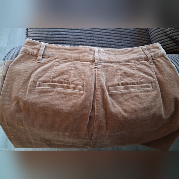 Talbots Brown Corduroy Pencil Skirt Casual Stretch Size 6 Petite - Autumn Fall - Picture 9 of 9